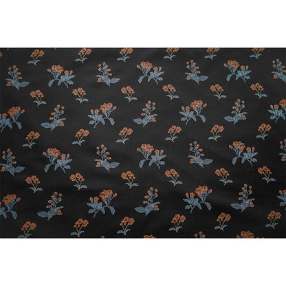 Floral Rayon Blend Fabric: Bohemian Upholstery, Costume, Handbag - 65"W
