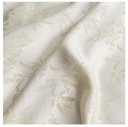 Bamboo Leaf Jacquard Fabric ��� Silk-Feel Ray" Wide