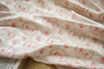 Butterfly Jacquard Fabric: Bright Color Upholstery, Costume, Decor (66")