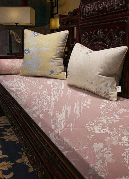 Tissu jacquard brocart oriental : Damas style palais (au mètre)