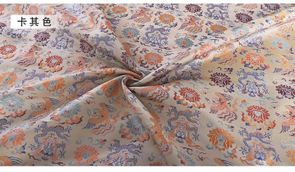 Dragon Brocade Fabric: 58"W Rayon Cheongsam Qipao Material