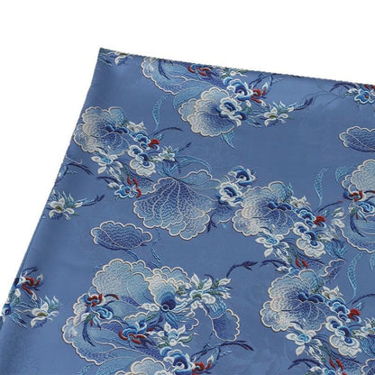 Tissu satin de soie pour thé : ameublement, costumes, rideaux de style chinois (150 cm de large)