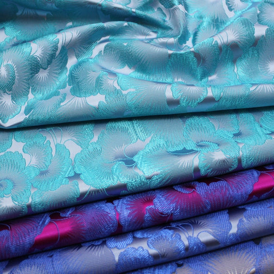 Ginkgo Biloba Brocade Fabric: Chinese Cheongsam Cushion Fabric (29.5"W)