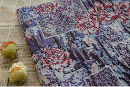 Floral Gold Thread Jacquard Fabric: 55"W Designer Upholstery