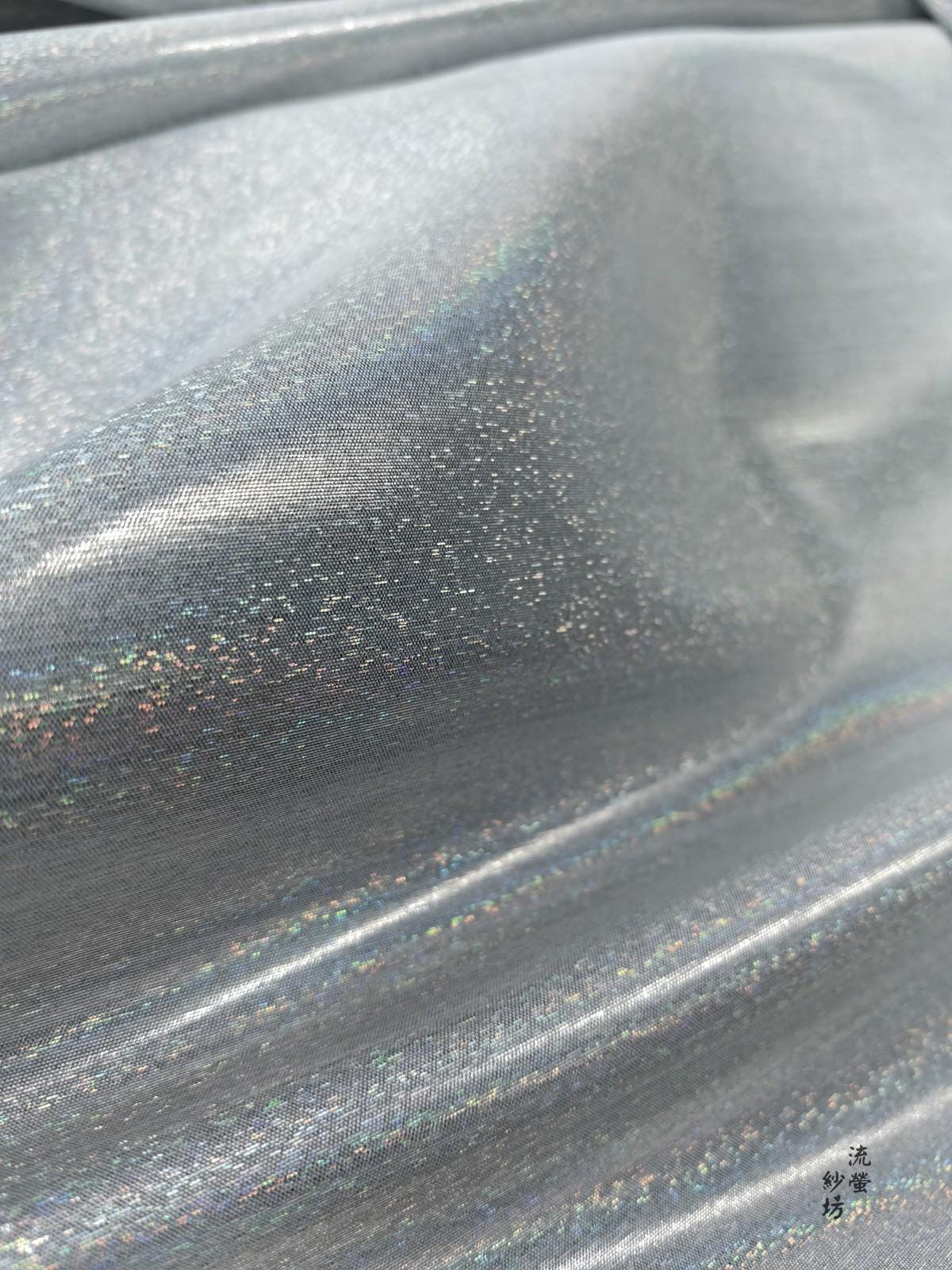 Tissu organza scintillant Space Galaxy : 150 cm de large, matériau de couture pour créateur