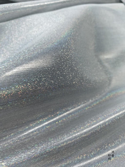 Tissu organza scintillant Space Galaxy : 150 cm de large, matériau de couture pour créateur