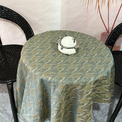 Xiangyun Cloud Silk Brocade Fabric: Emperor Tibetan Style, 58" Wide