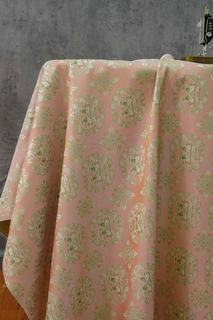 Tissu jacquard brocart Song : ameublement et couture rétro 3D, 165 cm de large