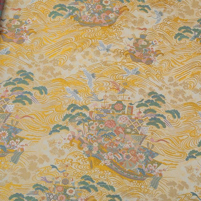 Nishijin Weave Fabric: Japanese Kimono Style Silk Rayon Blend