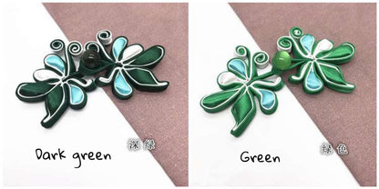 Handmade Butterfly Sewing Frog Closures: Satin Cheongsam Buttons