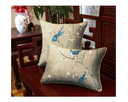 Bird Print Satin Fabric: Soft Polyester, 57" Wide, Apparel & Decor