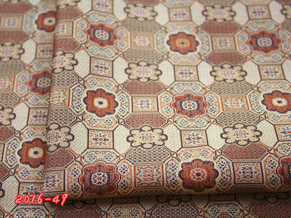 Tissu brocart Song : 55 po de large, rayonne, matériau d'inspiration chinoise