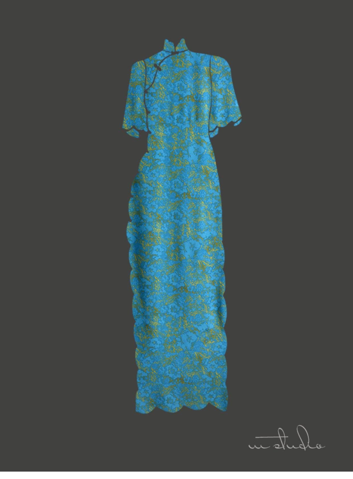 Azure Peacock Blue Cotton Sateen Fabric: 55" Wide, Drapery, Costume