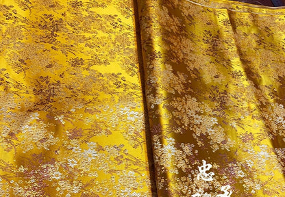 Chinese Brocade Fabric: Silk Rayon Blend for Cheongsam, Qipao