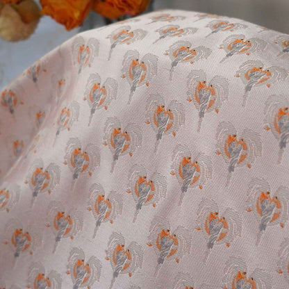 Tissu brocart rose ange : 150 cm de large, tissu de décoration pour costumes, vendu au mètre