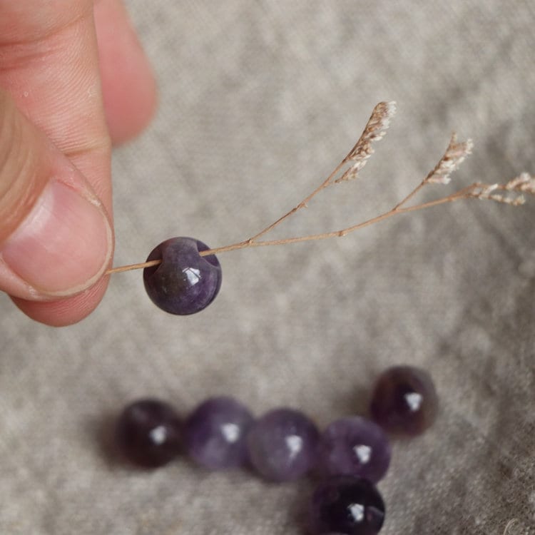 10mm Natural Gemstone Buttons: Lapis Lazuli, Agate Sewing Fasteners