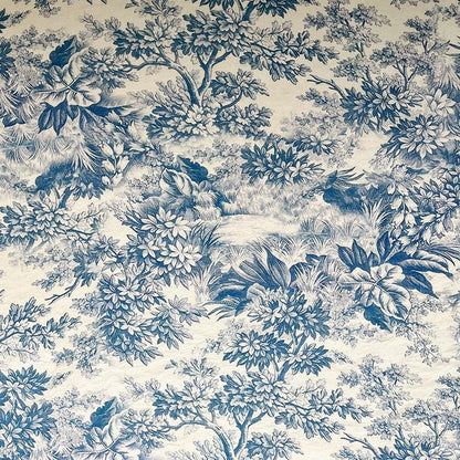 Bohemian Printed Cotton Tablecloth: 59" Wide Sustainable Fabric