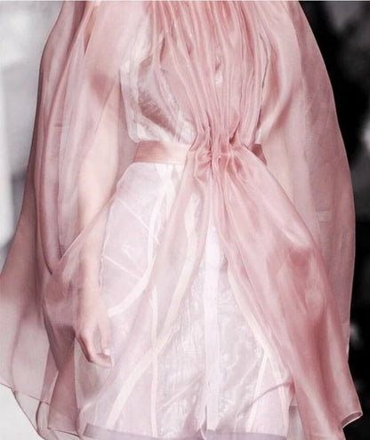 Tissu organza transparent : Voile de mariée uni, tissu pour costume - 150 cm de large