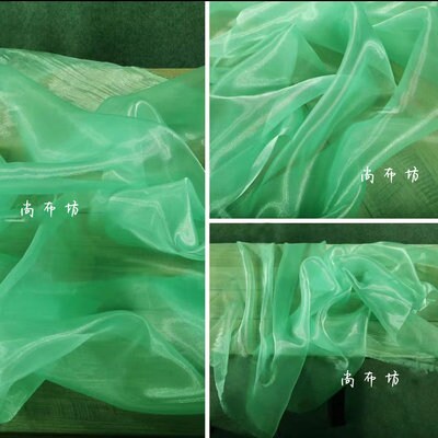Crystal Yarn Organza Fabric: Water Light Mesh, Wedding Dress, Hanfu, Doll Making