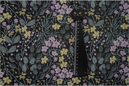 Floral Jacquard Woven Fabric: Country Style Upholstery, 57"W