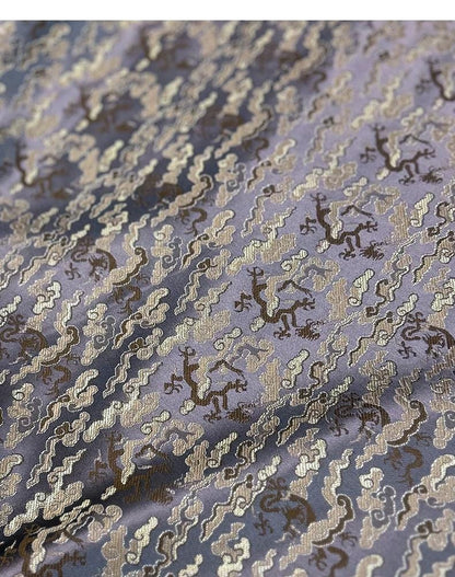 Chinese Brocade Fabric: Silk Blend, Cheongsam Qipao Material, 29.5" Wide