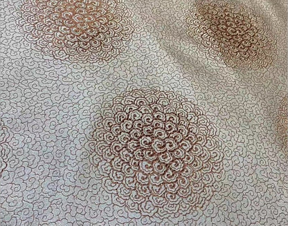 Cloud Brocade Fabric: Silk Rayon Jacquard, Costume Dress Material (59"W)