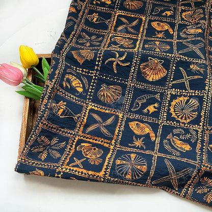 Tissu matelassé, coton coquillage à motif boussole orientale : Qipao, Hanfu et décoration intérieure