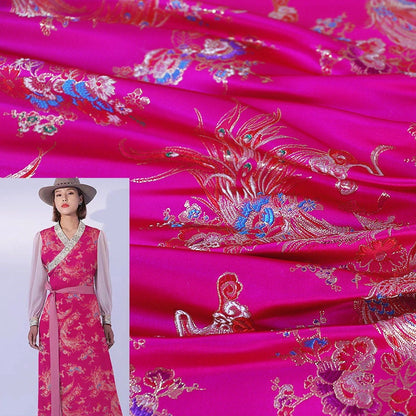 Phoenix Brocade Fabric: Rayon Jacquard, Costume & Decor (29.5" Wide)