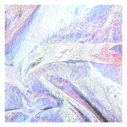 Metallic Pleated Fabric: Iridescent Mirror Finish, 53" Wide