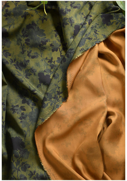 Imperial Green Cotton Sateen Fabric: 55" Wide, Drapery & Upholstery