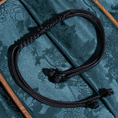 Boutons artisanaux à nœuds chinois : attaches en satin pour cheongsam