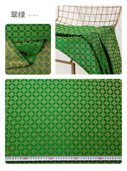 Tissu brocart de soie jacquard : tissu en rayonne de style chinois, largeur 150 cm