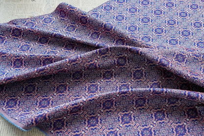 Mongolian Bada Pattern Fabric: 59"W Rayon Upholstery, Costume, Decor