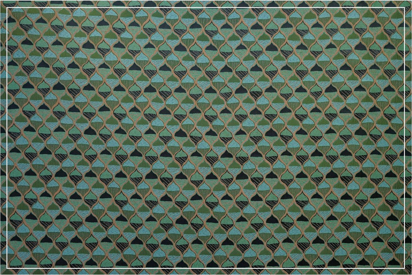 Fashion Geometric Fish Scale Jacquard Decorative Fabric ��� Quilting & Crafting Materi" Wide