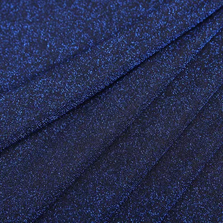 Metallic Starry Sheer Fabric ��� Gold Silver Thre" Wide
