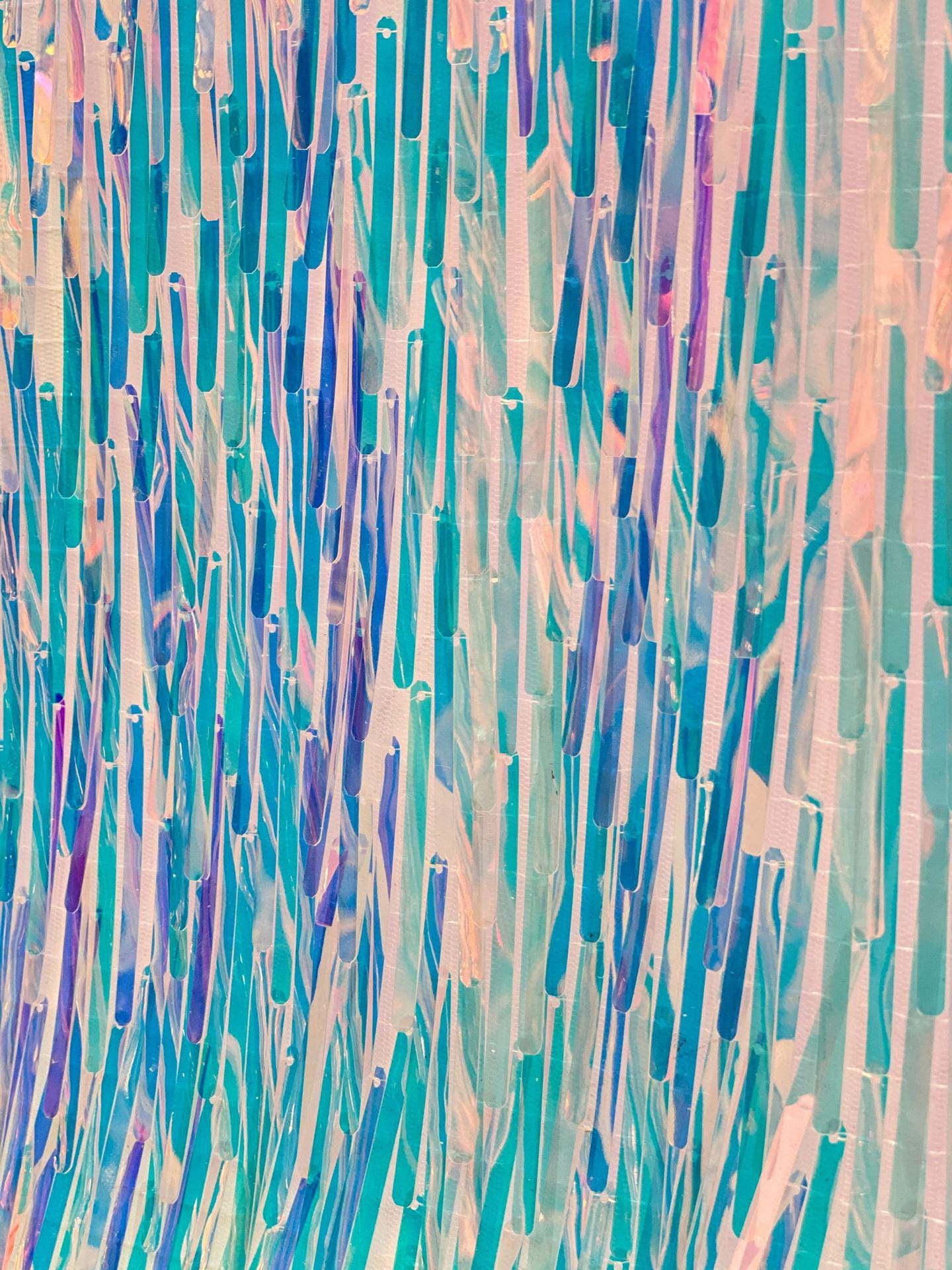 Tissu à broder à paillettes : bandes fluides de 4 mm x 60 mm, pour la confection de robes à faire soi-même