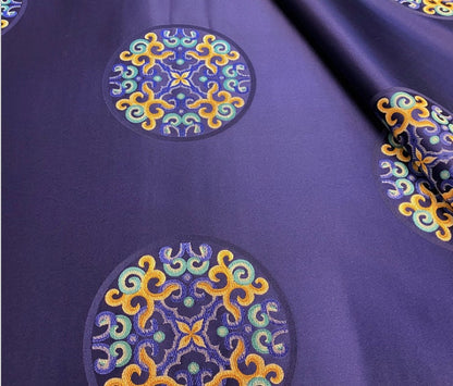 Damask Satin Fabric: Chinese Style Upholstery & Sewing Material