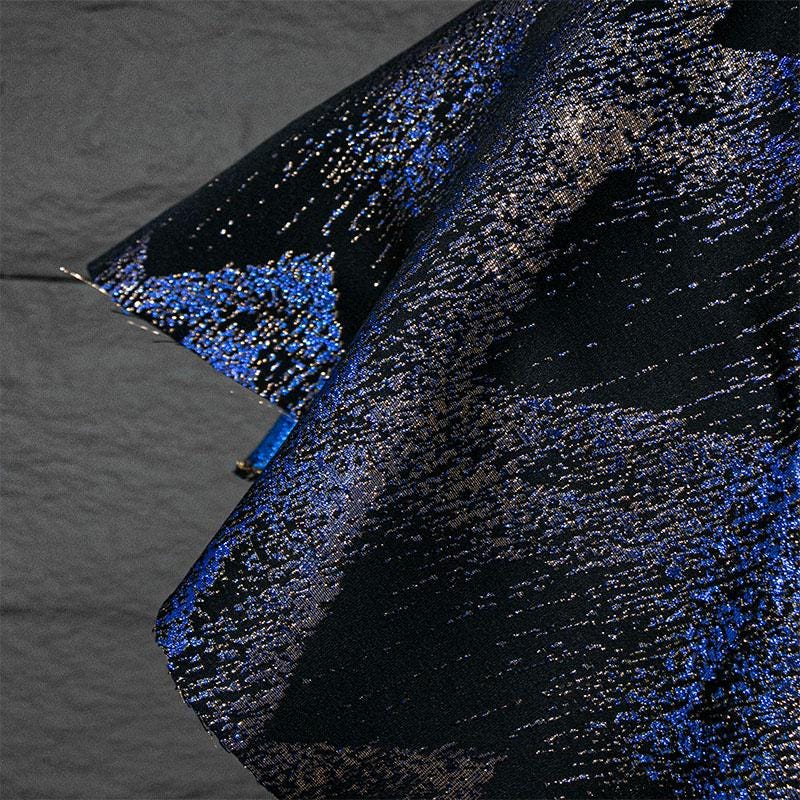 Galaxy Jacquard Fabric: 3D Gold Thread, 59" Wide, Costume & Decor
