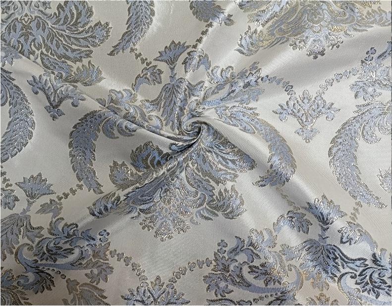 Palace Style Brocade Jacquard Fabric: 59"W Damask Material