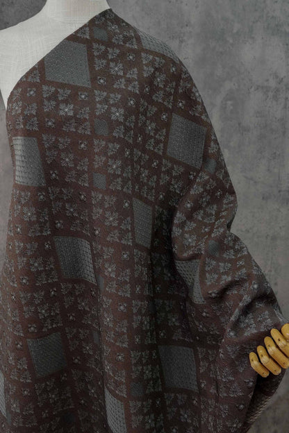 Ethnic Style 3D Embossed Geometric Diamond Jacquard Fabric ��� Vintage Inspire"W