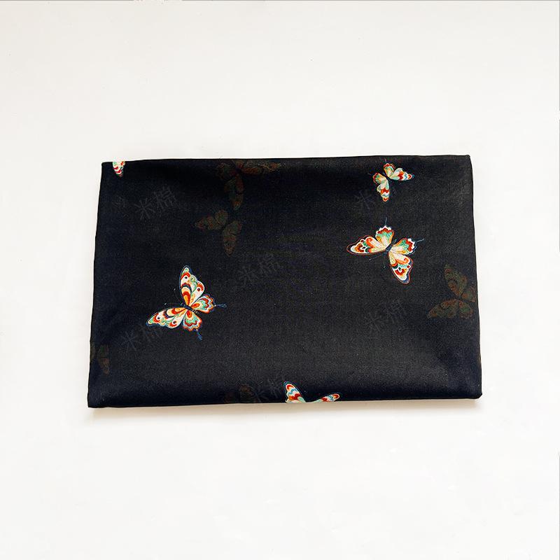 Butterfly Dance Print Fabric: 100% Cotton Quilting & Sewing Material, 55"W