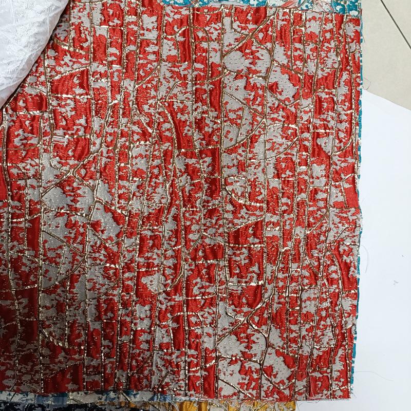 Metallic 3D Texture Jacquard Fabric - 56" Wide - Upholstery & Sewing