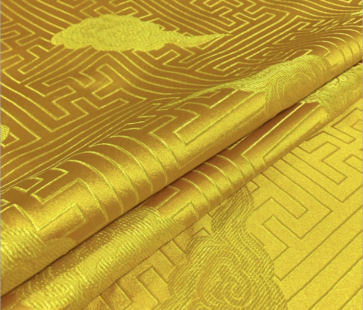 Cloud Brocade Fabric: Jacquard Sewing Upholstery, Costume Dress (By The Meter)