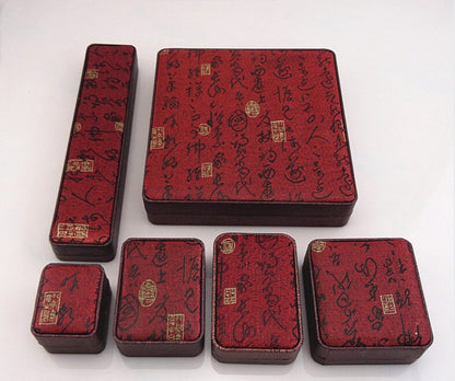 Chinese Calligraphy Silk Brocade Fabric: 59" Wide Rayon Upholstery