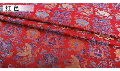 Dragon Brocade Fabric: 58"W Rayon Cheongsam Qipao Material