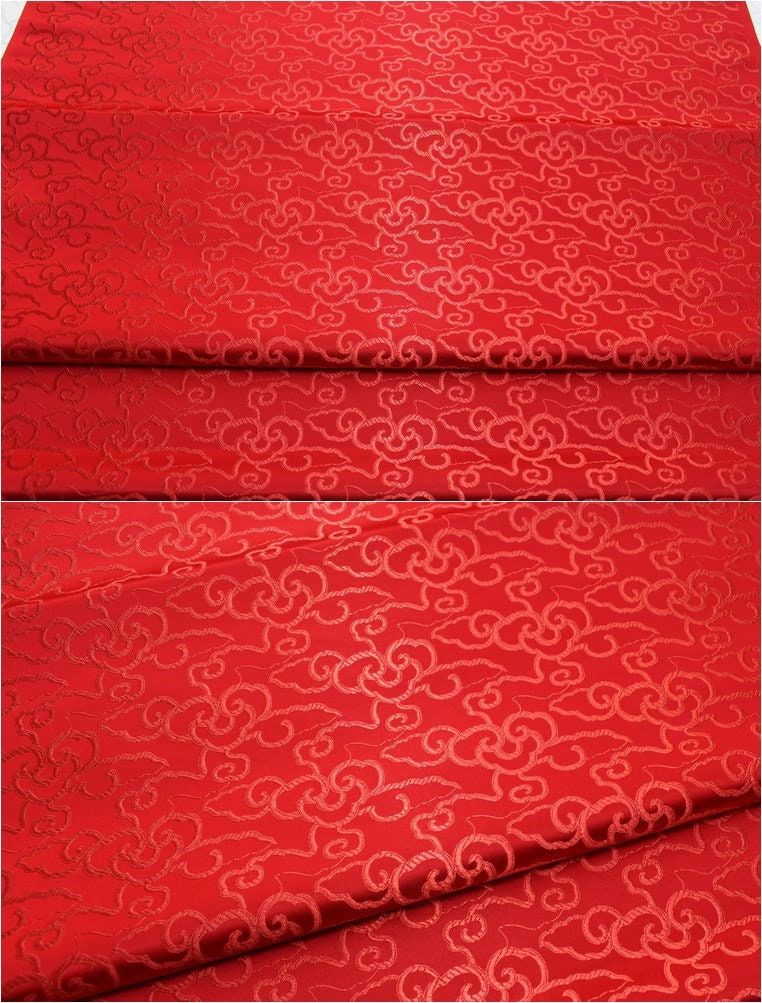 Cloud Brocade Fabric: Turquoise Jacquard, Costume Dress Material - By The Meter