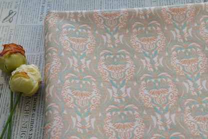 Gold Vine Jacquard Fabric: Luxury Upholstery & Drapery - 55"W