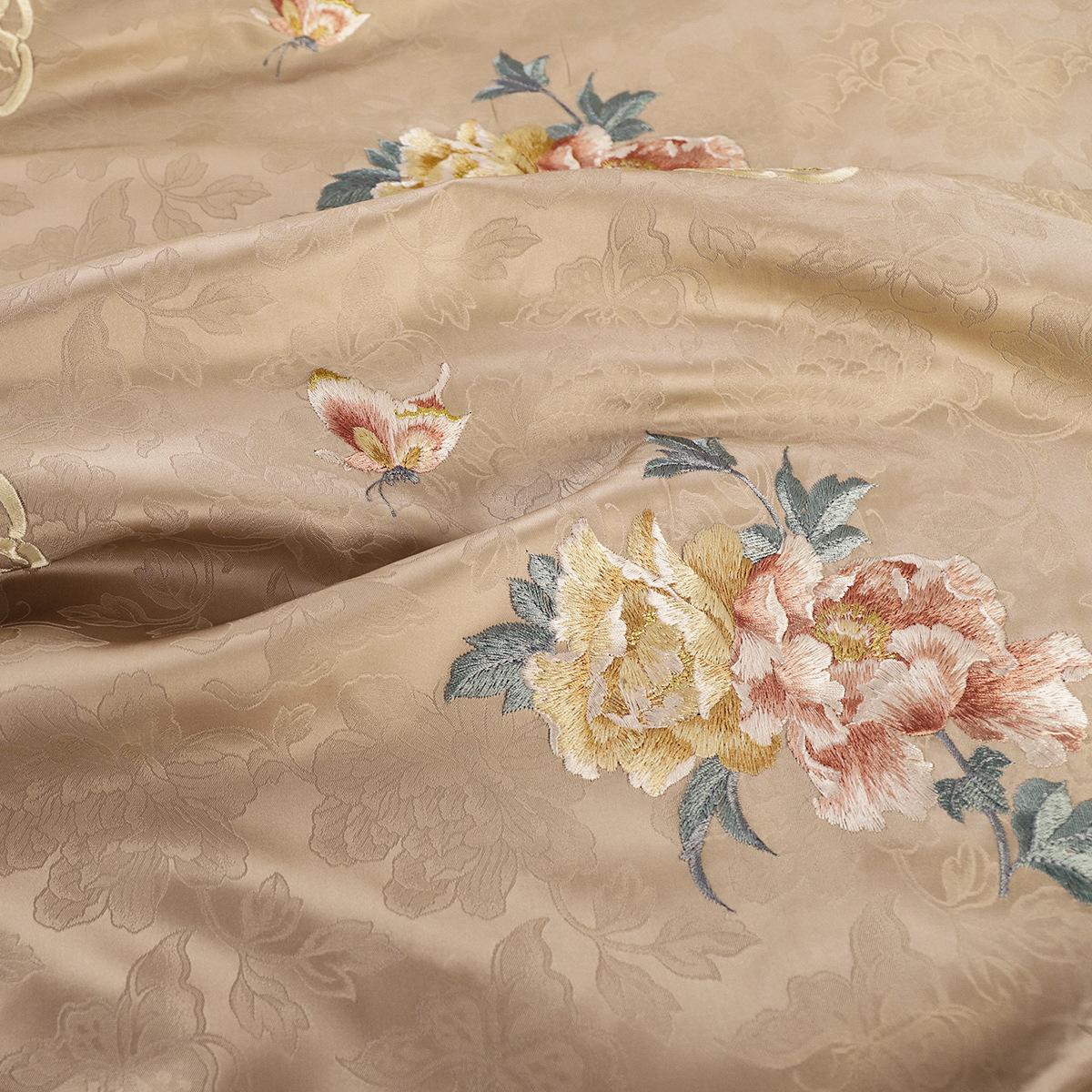 Floral Damask Embroidery Fabric: 59���W Cheongsam Dress Ma