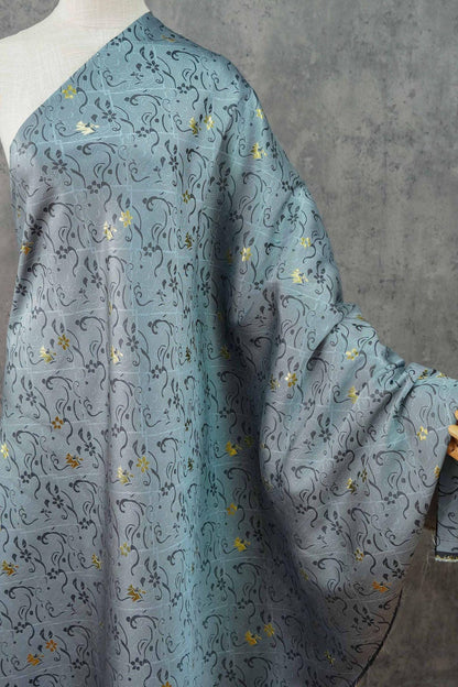 Gold Floral Jacquard Fabric: Chinese Ma-mian Skirt Material - DIY Sewing