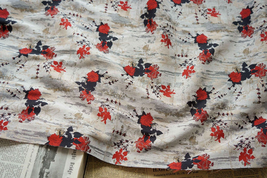 Tissu jacquard 3D à motif floral : ameublement lumineux, costumes, décoration - 150 cm de large